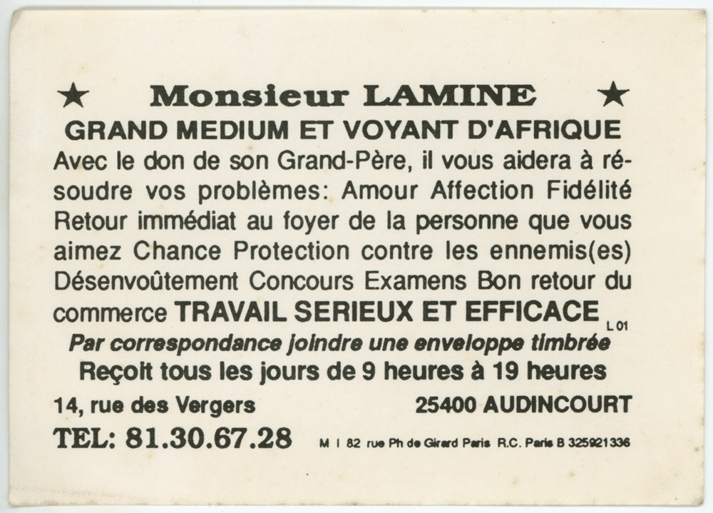 Monsieur LAMINE, Doubs