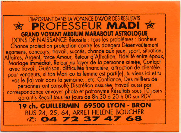 Cliquez pour voir la fiche dtaille de MADI