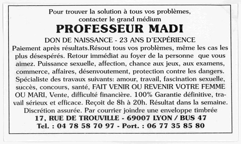 Cliquez pour voir la fiche dtaille de MADI