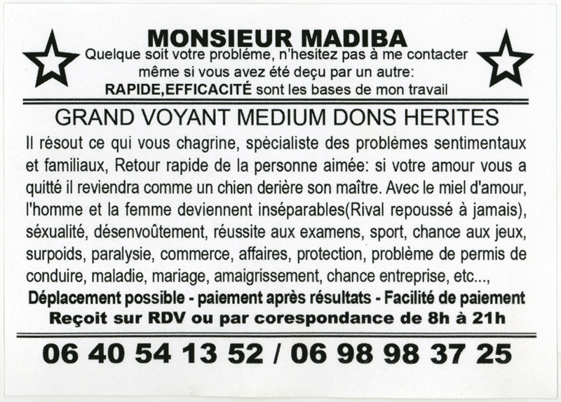 Cliquez pour voir la fiche dtaille de MADIBA