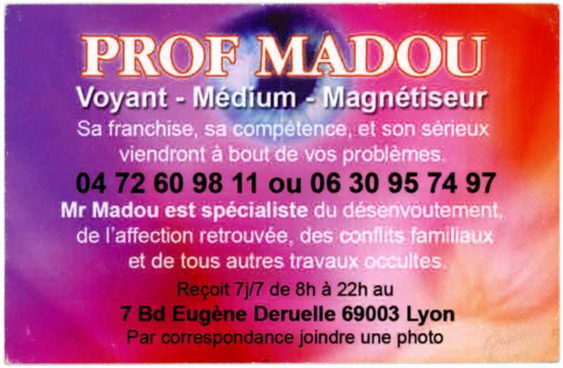 Cliquez pour voir la fiche détaillée de MADOU