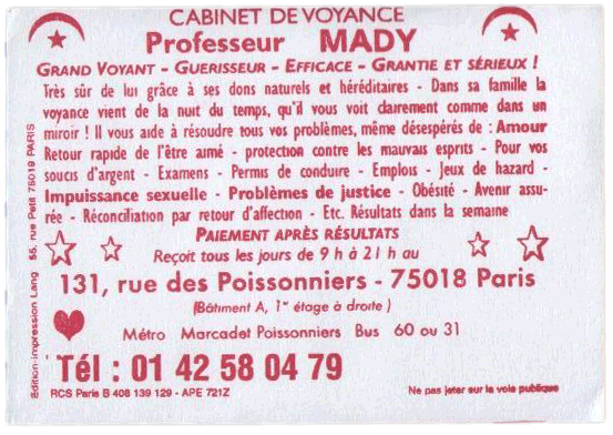 Cliquez pour voir la fiche dtaille de MADY