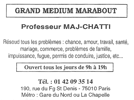 Cliquez pour voir la fiche dtaille de MAJ-CHATTI