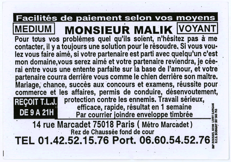 Cliquez pour voir la fiche dtaille de MALIK