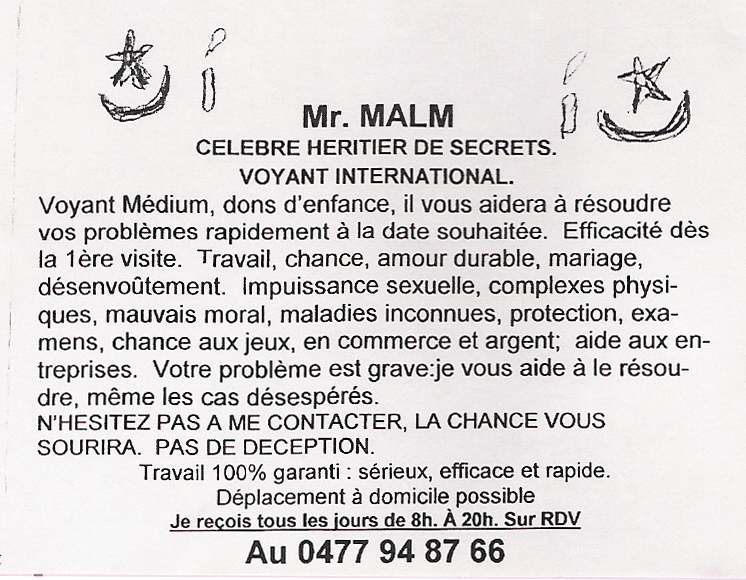 Cliquez pour voir la fiche dtaille de MALM