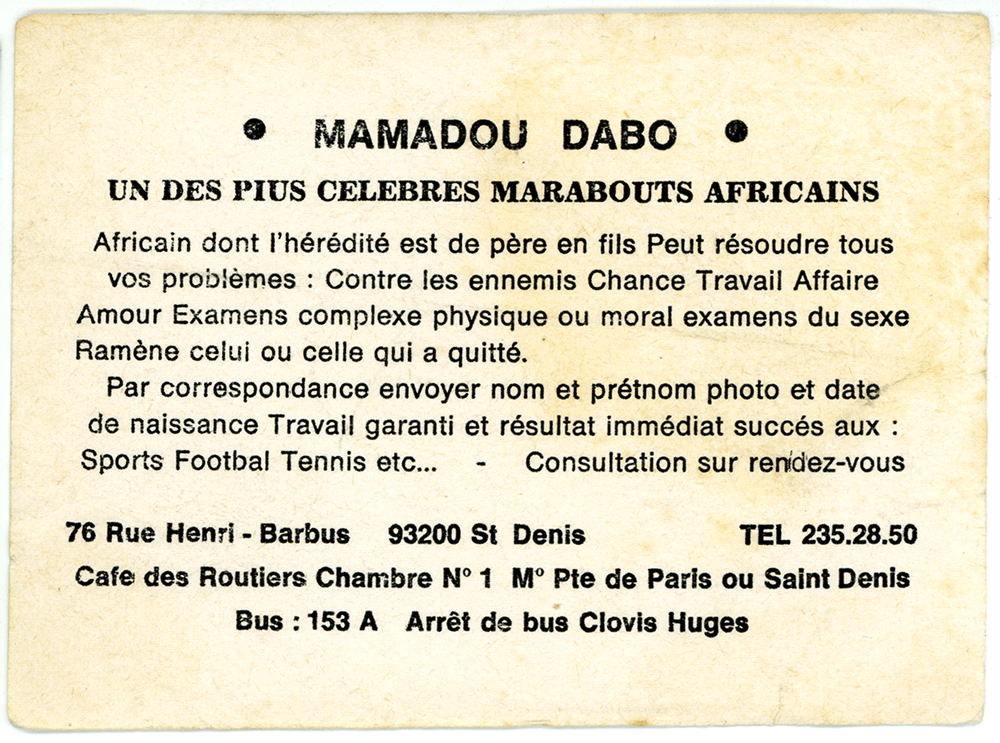  MAMADOU DABO, Seine St Denis