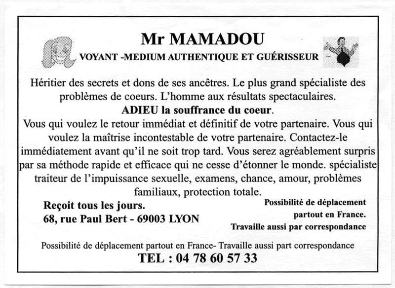 Monsieur MAMADOU, Lyon