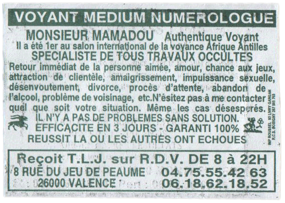 Monsieur MAMADOU, Drôme