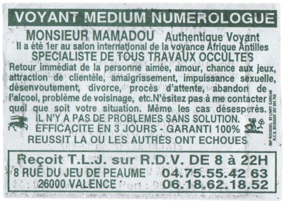 Monsieur MAMADOU, Drme