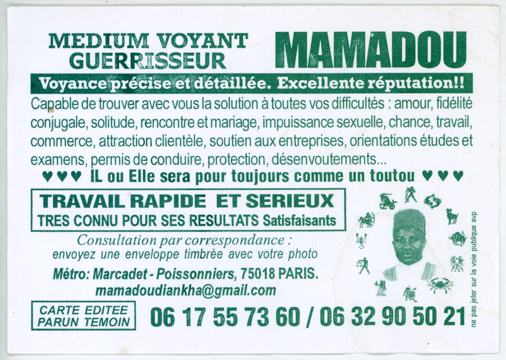 Cliquez pour voir la fiche détaillée de MAMADOU