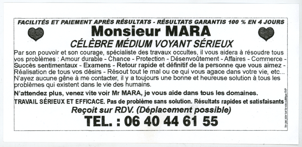 Cliquez pour voir la fiche détaillée de MARA