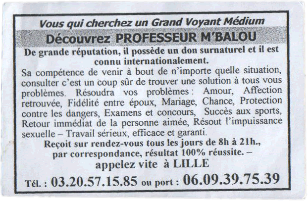 Professeur M