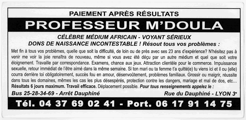 Professeur M