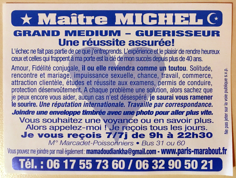 Maître MICHEL, Paris