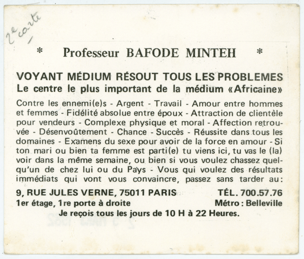 Cliquez pour voir la fiche détaillée de BAFODE MINTEH
