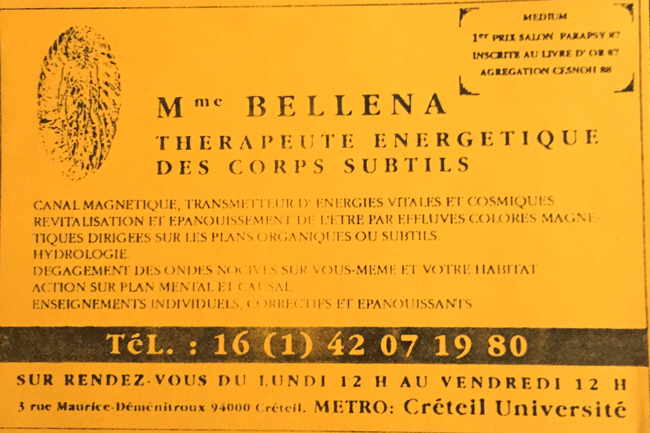 Madame BELLENA, Val de Marne
