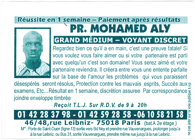 Professeur MOHAMED ALY, Paris