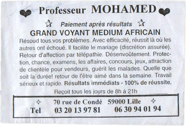 Cliquez pour voir la fiche dtaille de MOHAMED