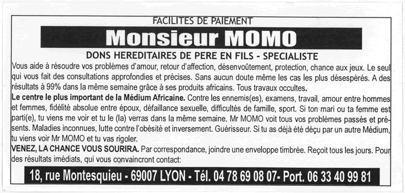 Cliquez pour voir la fiche dtaille de MOMO