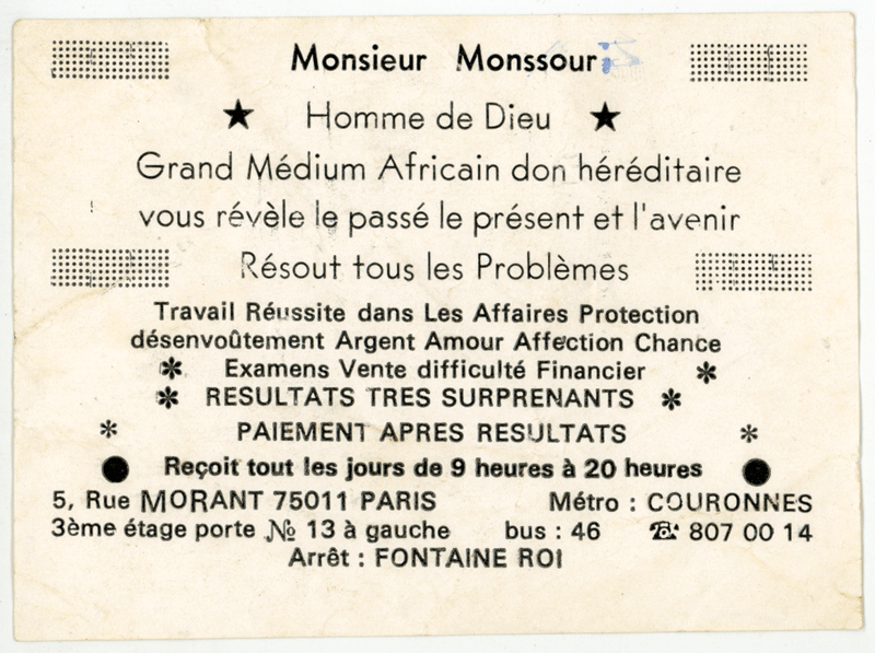 Cliquez pour voir la fiche détaillée de Monssour