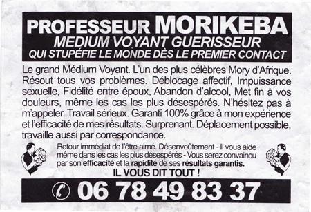 Professeur MORIKEBA, Var