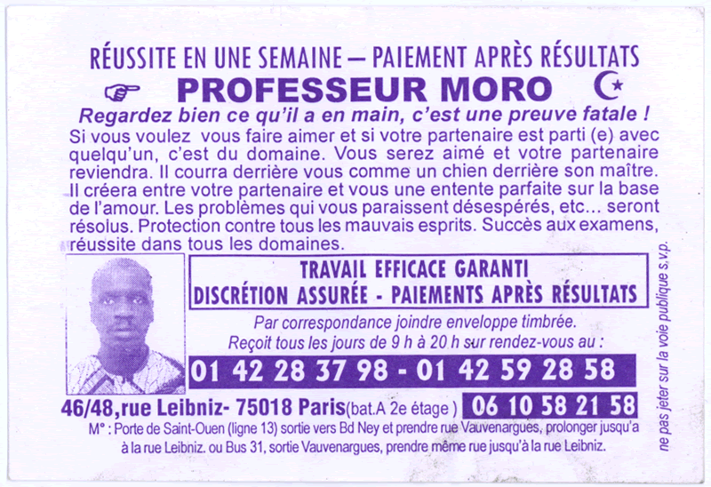 Professeur MORO, Paris