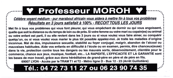 Cliquez pour voir la fiche dtaille de MOROH