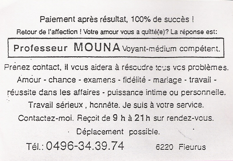 Cliquez pour voir la fiche dtaille de MOUNA