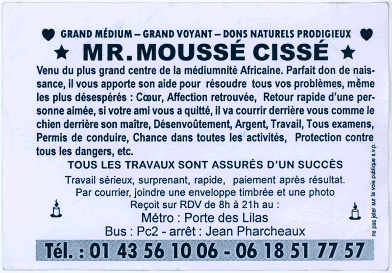 Cliquez pour voir la fiche dtaille de MOUSS CISS