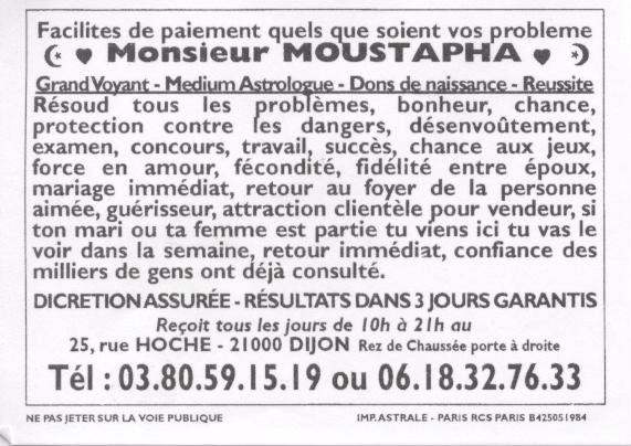 Cliquez pour voir la fiche détaillée de MOUSTAPHA