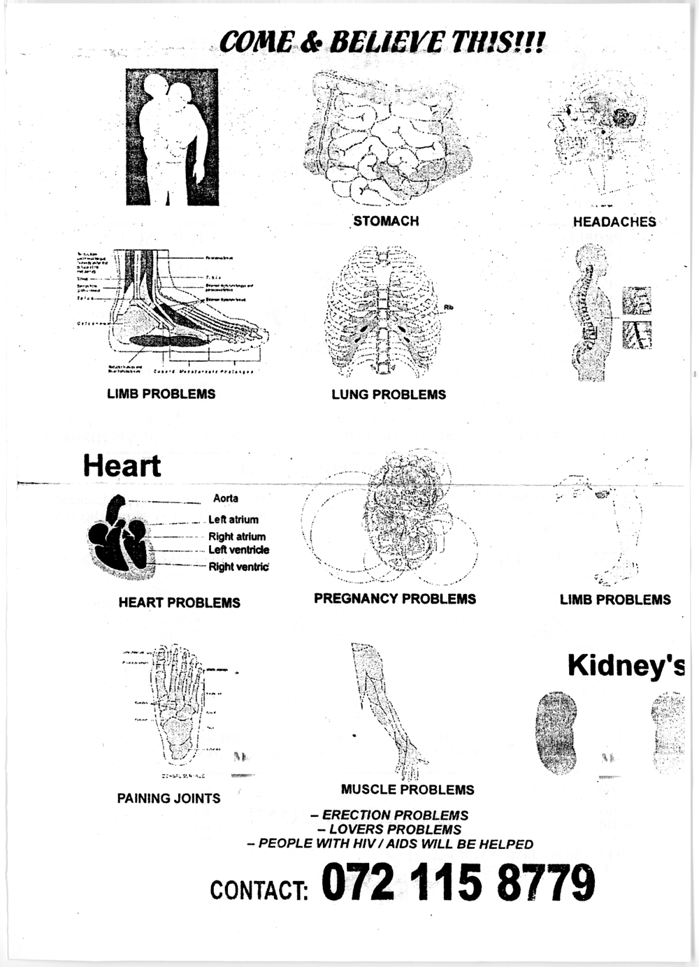 Docteur MUKASA, Afrique du Sud
