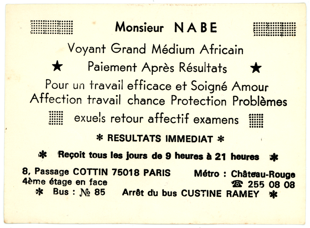 Monsieur NABE, Paris