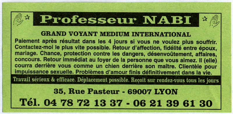 Professeur NABI, Lyon