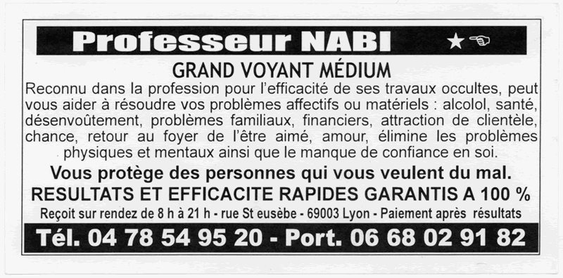 Professeur NABI, Lyon