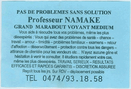 Cliquez pour voir la fiche dtaille de NAMAKE