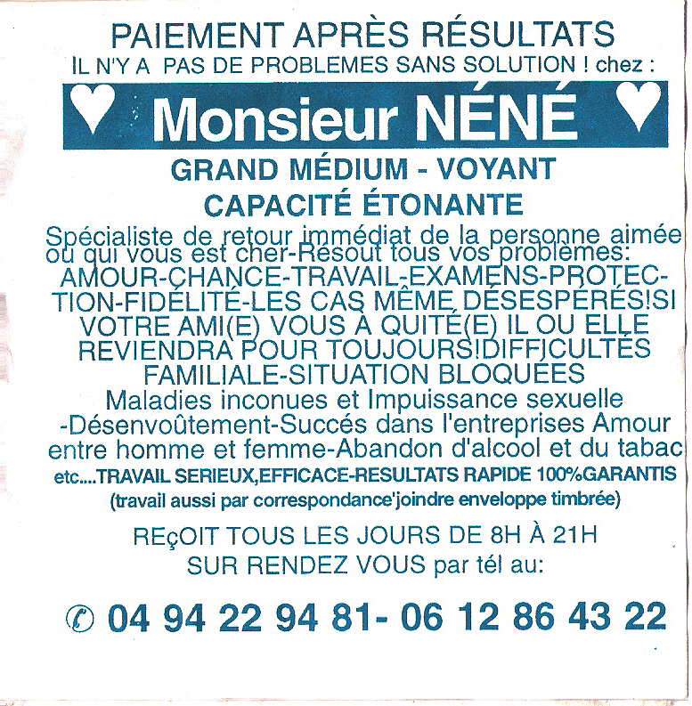 Cliquez pour voir la fiche détaillée de NÉNÉ