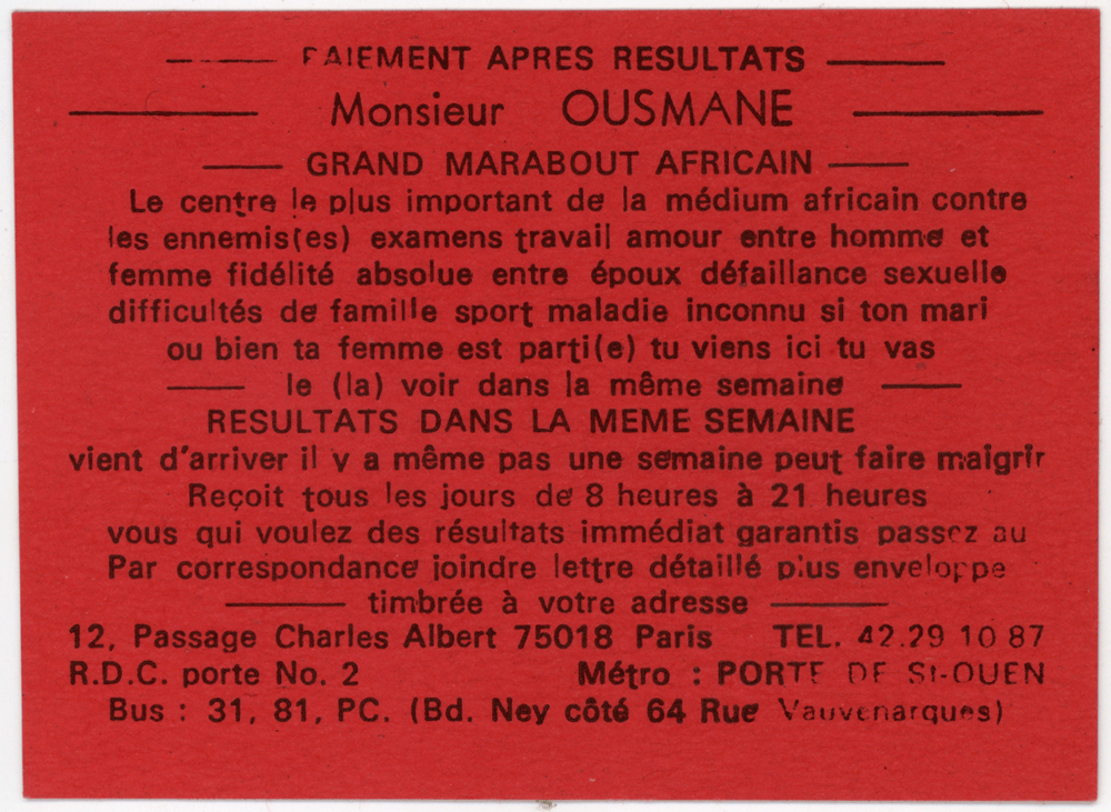 Cliquez pour voir la fiche détaillée de OUSMANE