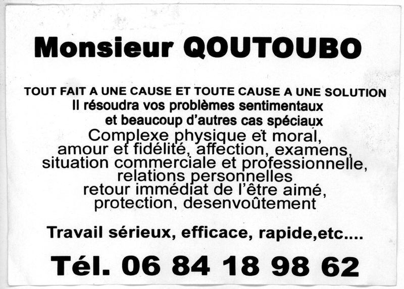 Cliquez pour voir la fiche dtaille de QOUTOUBO