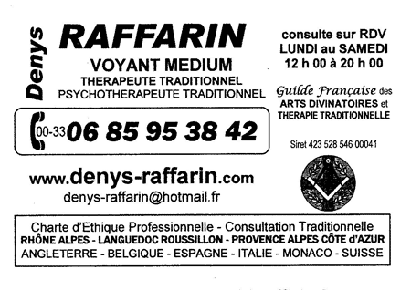 Cliquez pour voir la fiche dtaille de Denys RAFFARIN