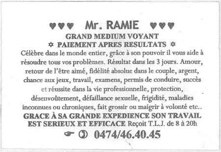 Cliquez pour voir la fiche dtaille de RAMIE