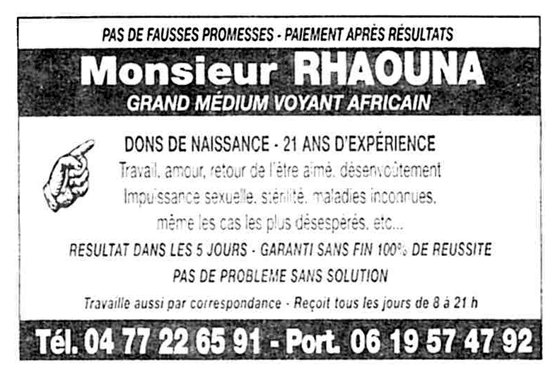 Cliquez pour voir la fiche détaillée de RHAOUNA