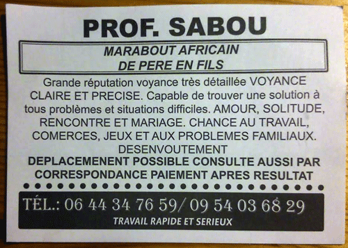 Cliquez pour voir la fiche dtaille de SABOU