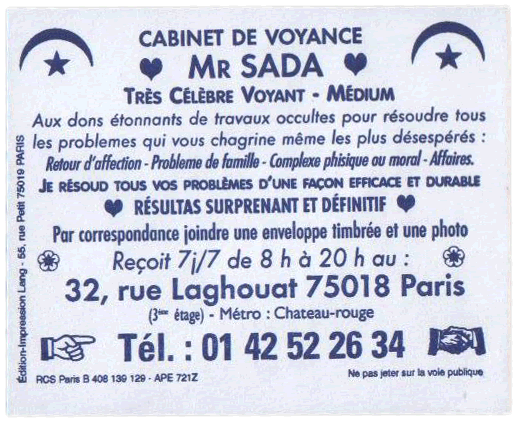 Cliquez pour voir la fiche dtaille de SADA