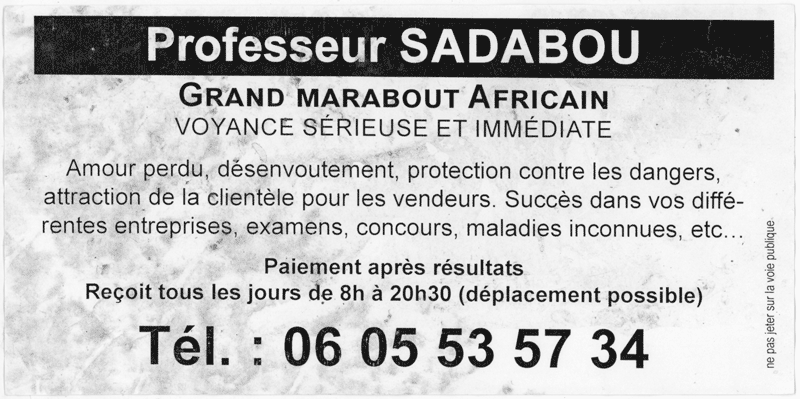 Cliquez pour voir la fiche dtaille de SADABOU