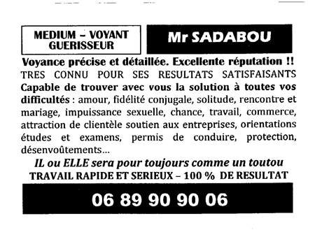 Cliquez pour voir la fiche dtaille de SADABOU