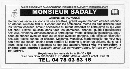 Cliquez pour voir la fiche dtaille de SADALY