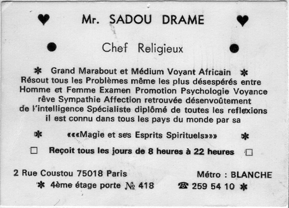 Cliquez pour voir la fiche dtaille de SAOU DRAME