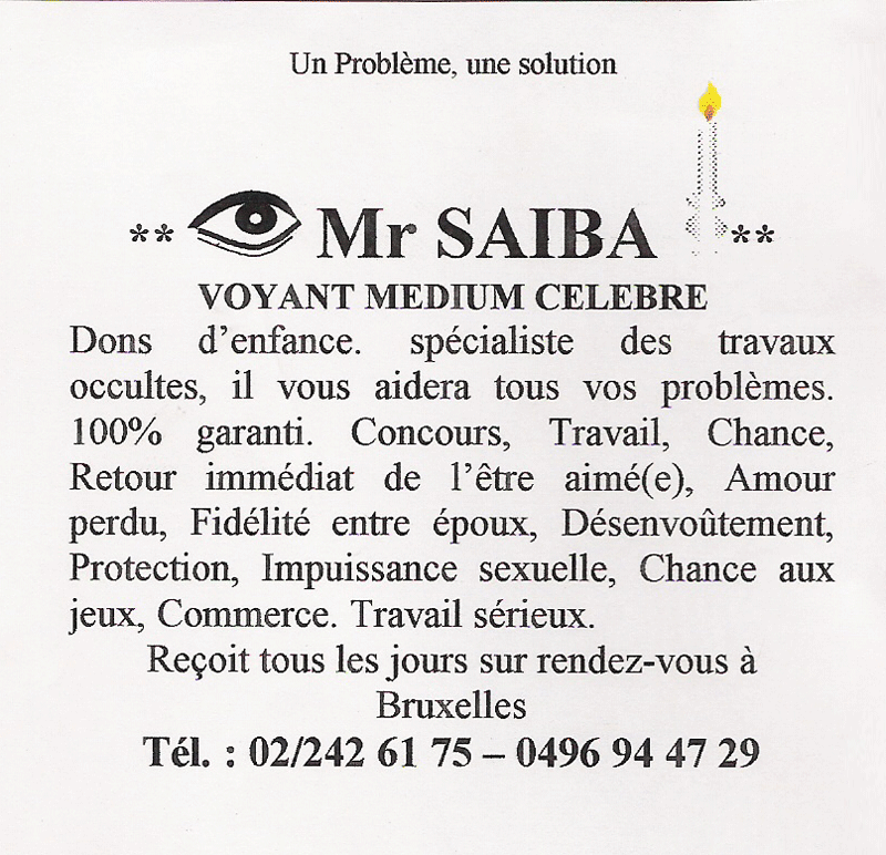 Cliquez pour voir la fiche dtaille de SAIBA