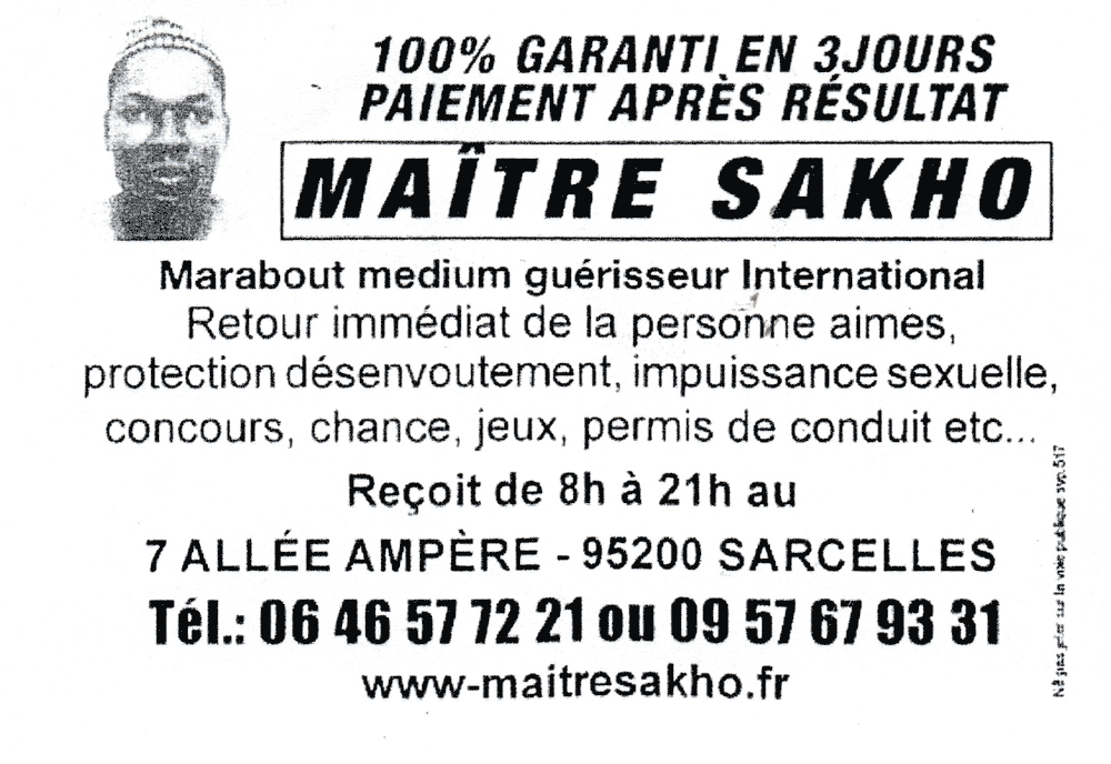 Cliquez pour voir la fiche dtaille de SAKHO