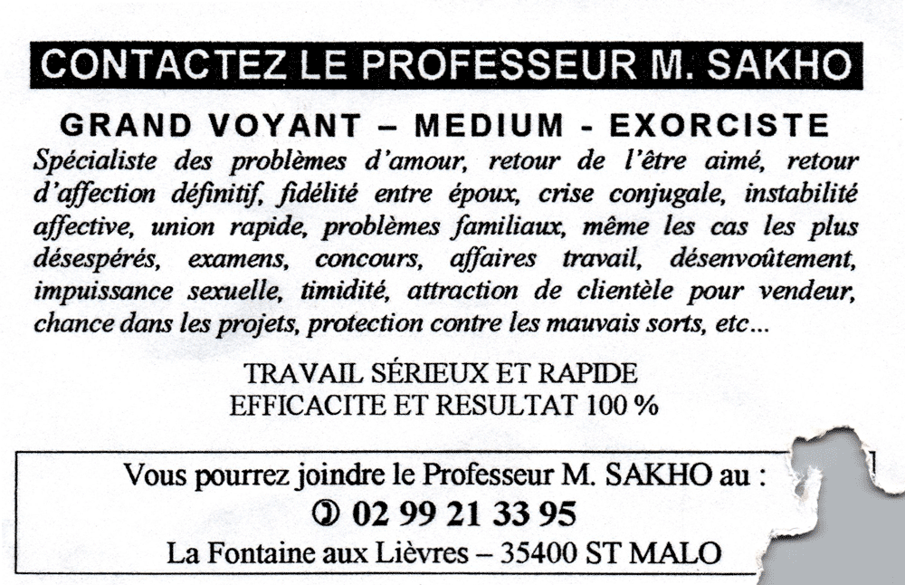 Professeur M. SAKHO, Rennes